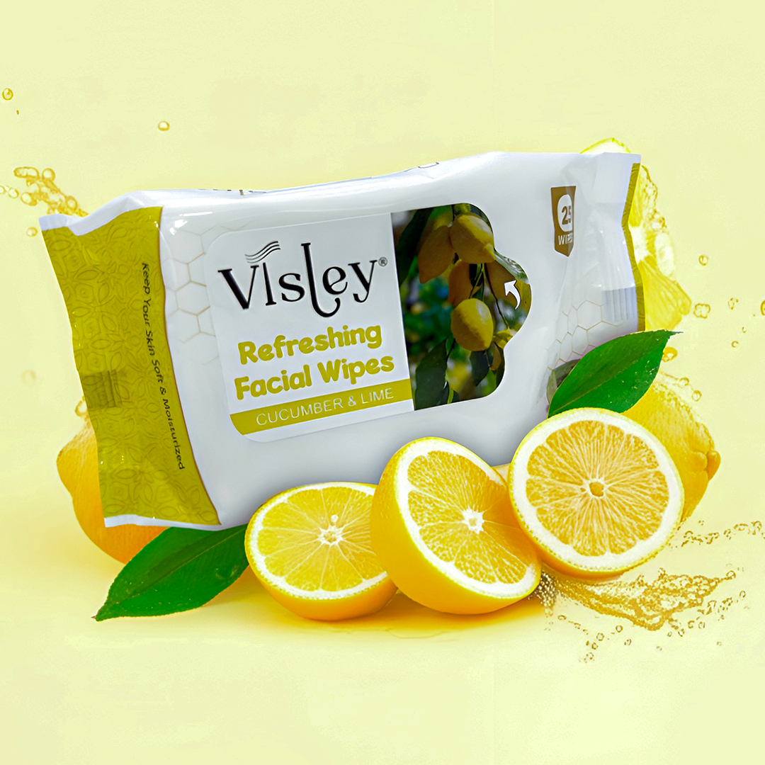 Facial Wipes (Cucumber & Lime)
