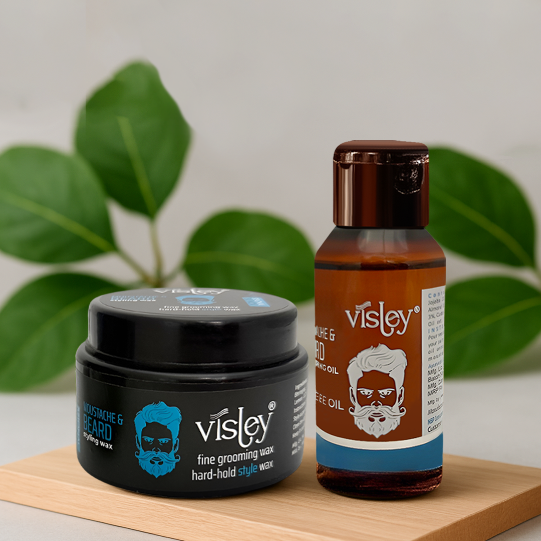 Visley Beard Wax & Beard Oil (Combo)